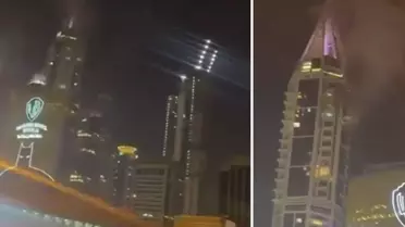 İran, Dubai Marina Kulesi'ni vurdu