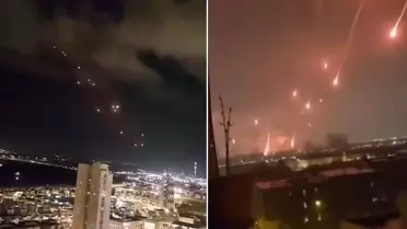 İran, Tel Aviv'i vuruyor! İşte Demir Kubbe'nin etkisiz kaldığı anlar