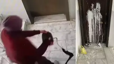 Komşu terörünün böylesi! Dışkı, çöp, boya ile herkesi canından bezdirdi