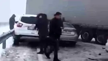 Siverek-Diyarbakır Yolunda Zincirleme Kaza