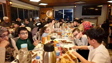 Üzümlü Kaymakamı Karadağ şehit ve gazi aileleriyle iftarda buluştu