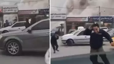 ABD ve İsrail savaş uçakları Hürremabad'ı bombaladı