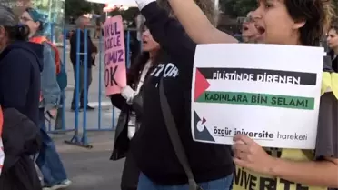 Antalya'da Kadınlar Günü Yürüyüşü