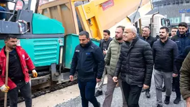 Başkan Er: 'Kışla caddesi-kız meslek lisesi arası önümüzdeki hafta trafiğe açılacak'