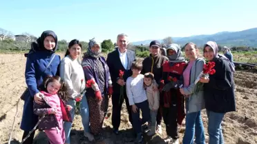 Buharkent'te 8 Mart'ta kadınlar unutulmadı