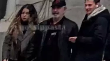 Cem Yılmaz Madrid Havalimanı'nda yeni sevgilisiyle görüntülendi