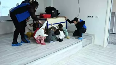 Elazığ'da Afet Farkındalık Eğitimi ve Tatbikat