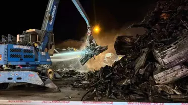 Ankara'da Hurdacılar Sitesinde Yangın