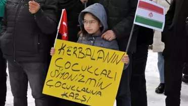 Kars'ta Caferiler, İran'a Saldırıları Kınadı