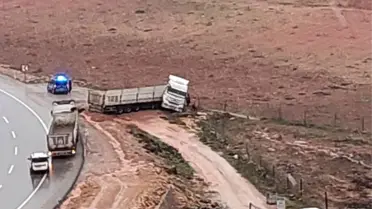 Kurtalan'da Kamyon Kazası