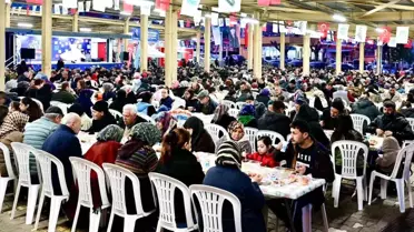 Manisa Büyükşehir'in iftar sofrası Kırkağaç'ta kuruldu