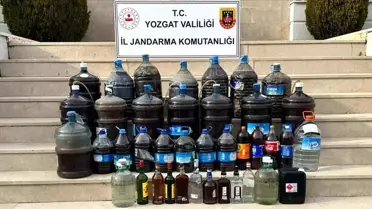 Yozgat'ta Kaçak Alkol Operasyonu