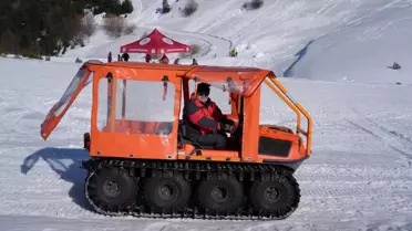 Uludağ'da Çığ Arama Kurtarma Tatbikatı