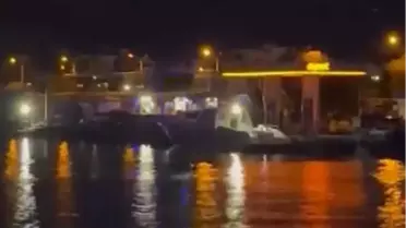 Finike'de Kaçak Göçmen Teknesi Battı