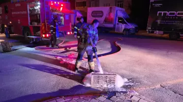 İnegöl'de Gaz Kokusuyla Panik