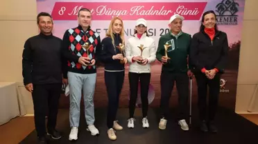 Kemer Country Club'da Kadınlar Günü Golf Turnuvası