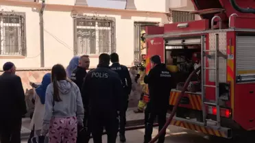 İnegöl'de Yangın Panik Yaratı