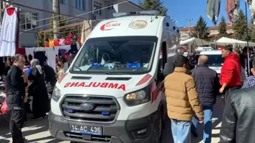 Bolu'da Pazar Yerinde Sopalı Kavga