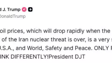 Trump'tan Petrol Fiyatları Açıklaması