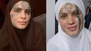 Yüzündeki dövmelerle gündem olan Nazan'ın yeni işi