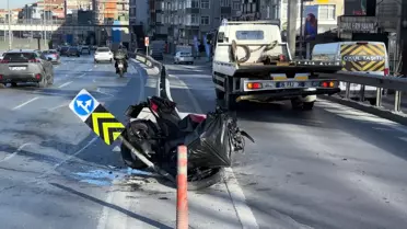 Avcılar'da motosiklet kazası: Bir kişi ağır yaralandı