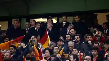 Bakan ve TFF Başkanı Galatasaray-Liverpool Maçında