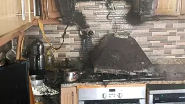 Safranbolu'da Yangın Paniği