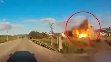 İsrail'in kritik istasyonu böyle vuruldu! Sirenler dahi devreye giremedi