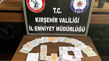 Kırşehir'de Kumar Oynayan 4 Kişiye Cezai İşlem