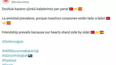 Türk ve İspanyol Askerlerinden Dostluk Mesajı