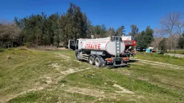 Osmaniye'de çıkan orman yangını büyümeden söndürüldü