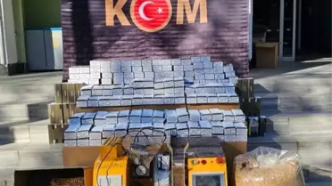 Uşak'ta Kaçak Tütün Operasyonu