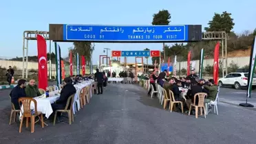 Yayladağı Gümrük Kapısı'nda dostluk iftarı
