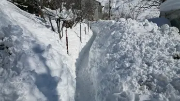 Bitlis'te Kar Kalınlığı 2 Metreyi Aştı