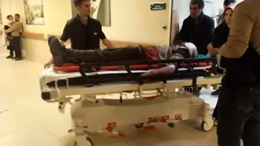 İnegöl'de Kontrolden Çıkan Araç Tıra Çarptı