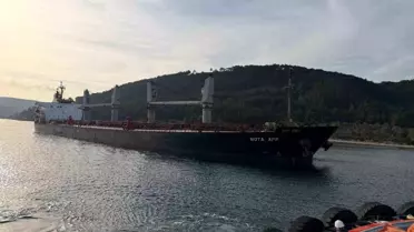 Çanakkale Boğazı'nda Gemiyi Kurtarma Çalışması