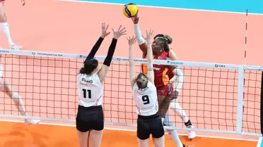 Galatasaray Daikin, CEV Kupası'nda CSO Voluntari'yi 3-0 Yendi