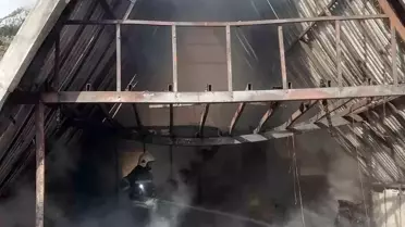 Fethiye'de bungalov ev yangını