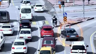 Gaziantep'te Hatalı Şerit Değiştiren 389 Sürücüye Ceza