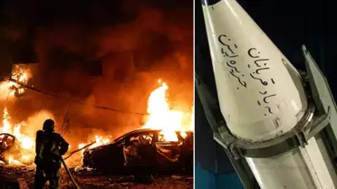 İran'ın ateşlediği füzenin üzerine yazılan not: Epstein kurbanlarının anısına