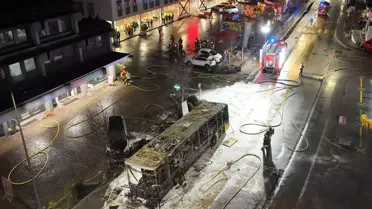 Avrupa'yı sarsan facia! Yolcu, otobüste kendisiyle birlikte olanları da yaktı