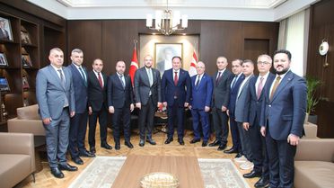 KKTC Meclis Başkanı MÜSİAD Heyetini Kabul Etti