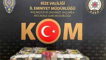 Rize'de Kaçakçılıkla Mücadele Operasyonu