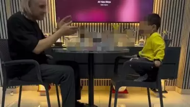 Alkol Masasında Çocuk Videomu, Babaya Gözaltı