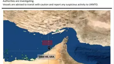 Cebel Ali'de Gemiye Şüpheli Saldırı