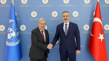Hakan Fidan, BM Genel Sekreteri Guterres ile Görüştü