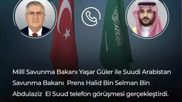 Güler ve Suudi Bakan'dan Savunma Görüşmesi
