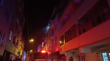 Bursa'da Apartman Yangını