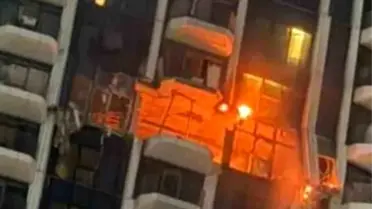 Dubai'de İHA Saldırısı: Yangın Çıktı