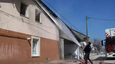 Bolu'da Yangın: Ev ve Atölye Küle Döndü